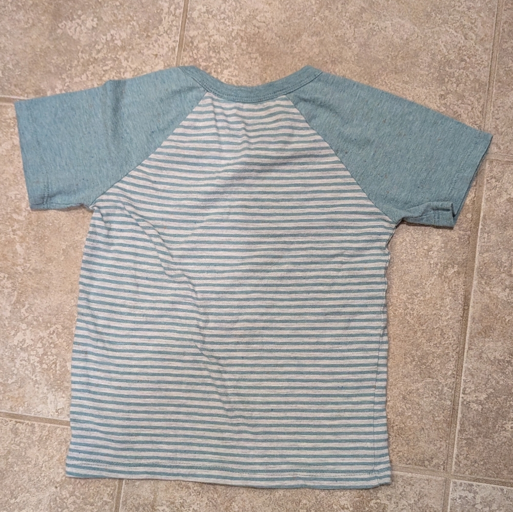 Kids Striped Short Sleeve Tee 3T ✨ $4 Bundle Add-on! ✨ - Picture 3 of 3